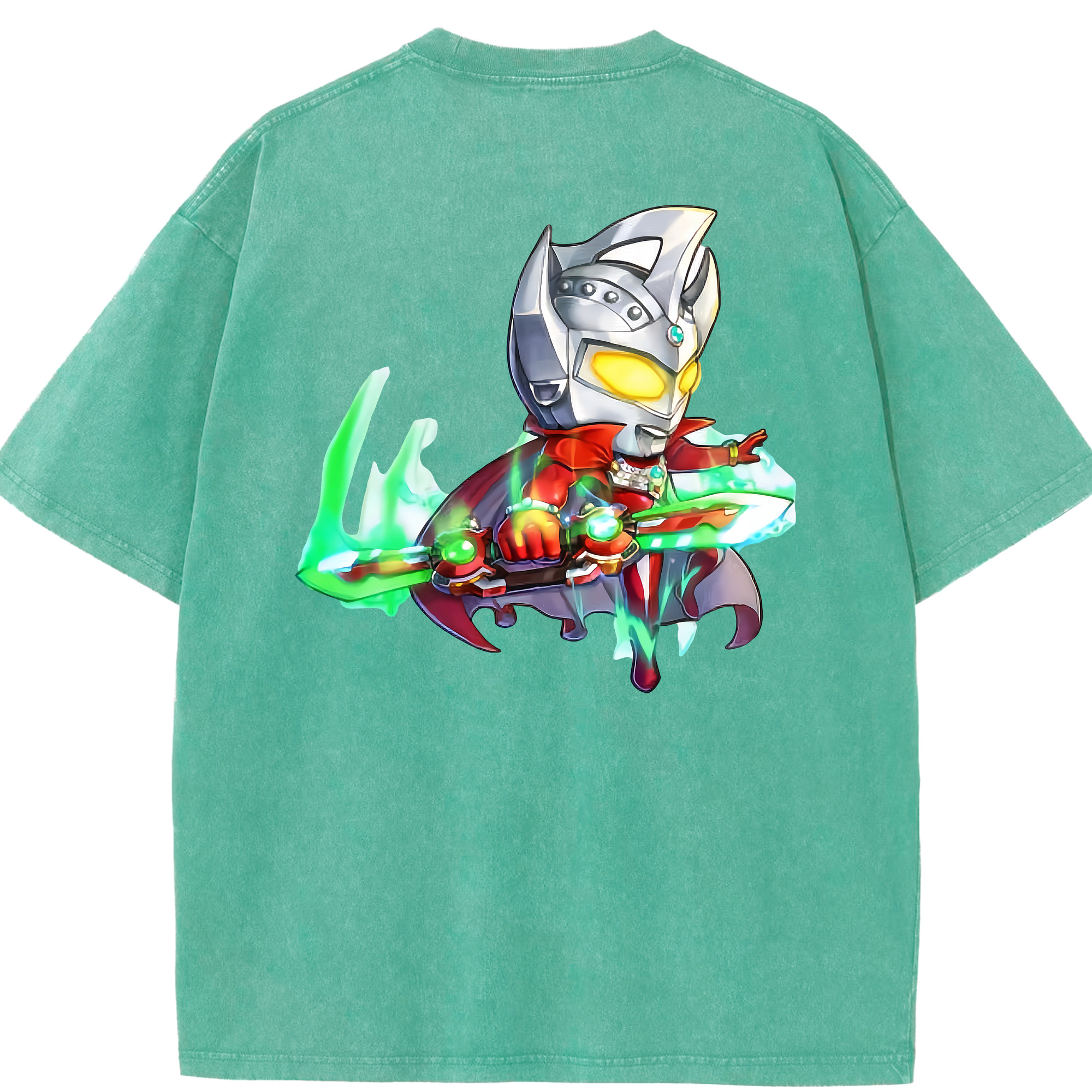 （画像用） ウルトラマン Ultraman 綿100% ヴィンテージ風 半袖Tシャツ（背面プリント）